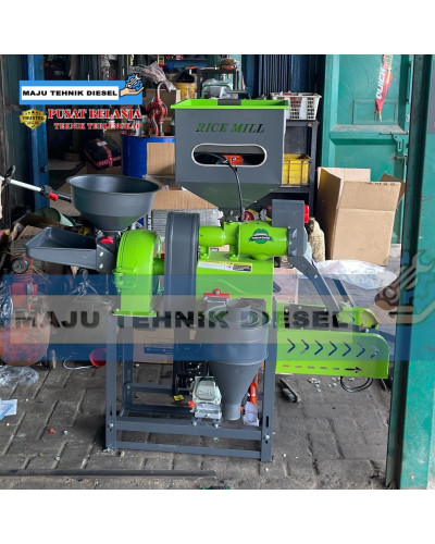 MESIN GILING PADI 4 IN 1 MULTIFUNGSI MAHKOTA KD-820 PRO-C + Nishikawa R180 8pk Starter